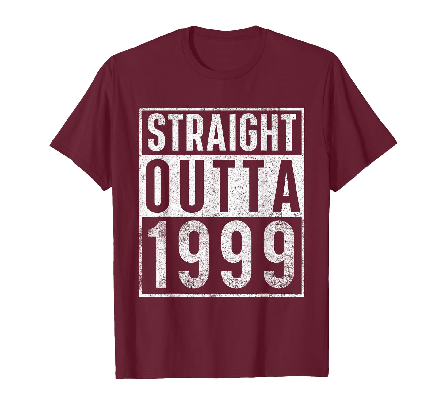 Straight Outta 1999 Year Of Birth Birthday T-Shirt