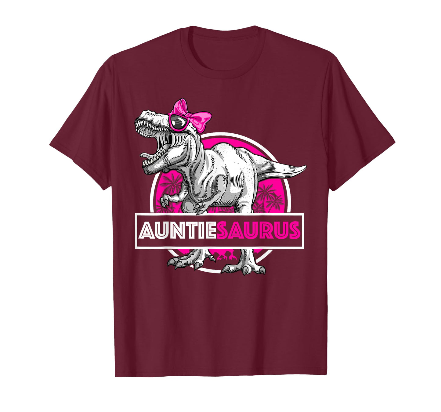 Auntiesaurus T-Rex Birthday Funny Auntie Saurus Dinosaur T-Shirt