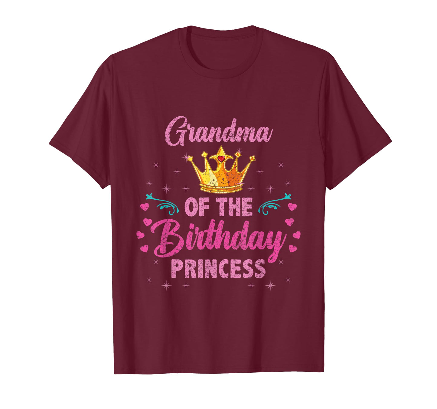 Grandma Of The Birthday Princess Vintage T-Shirt