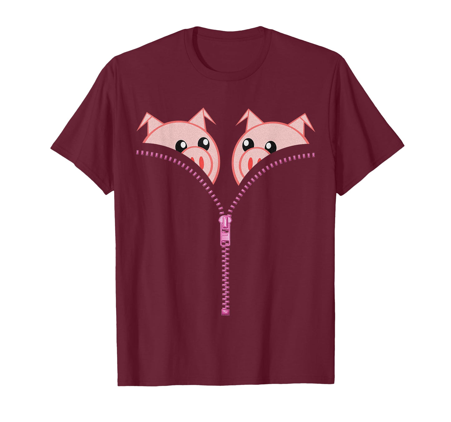 Pigs Boobs T-Shirt Funny Womens Christmas Tee Gift 2019 Pig