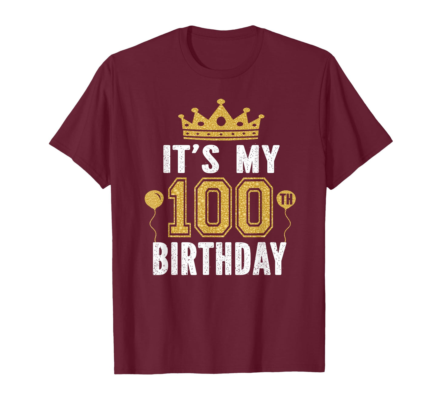 It's My 100th Birthday Gift For 100 Years Old Man And Woman T-Shirt