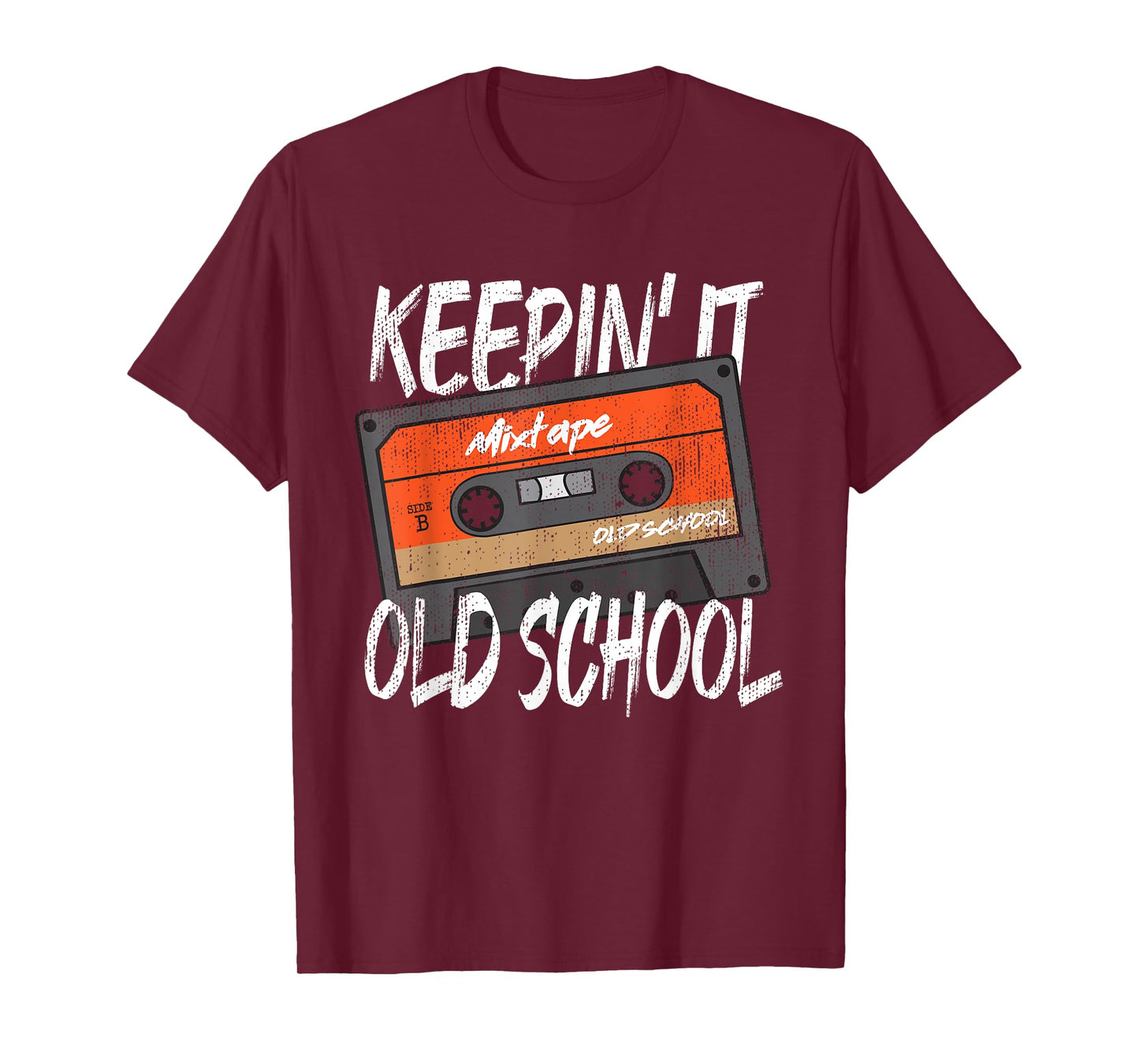 Old School Hip Hop 80s 90s Vintage Mixtape Cassette Tape T-Shirt