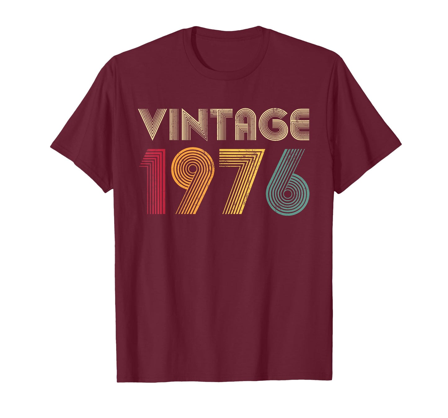 Vintage 1976 50th Birthday Retro Men Women 50 Years Old T-Shirt