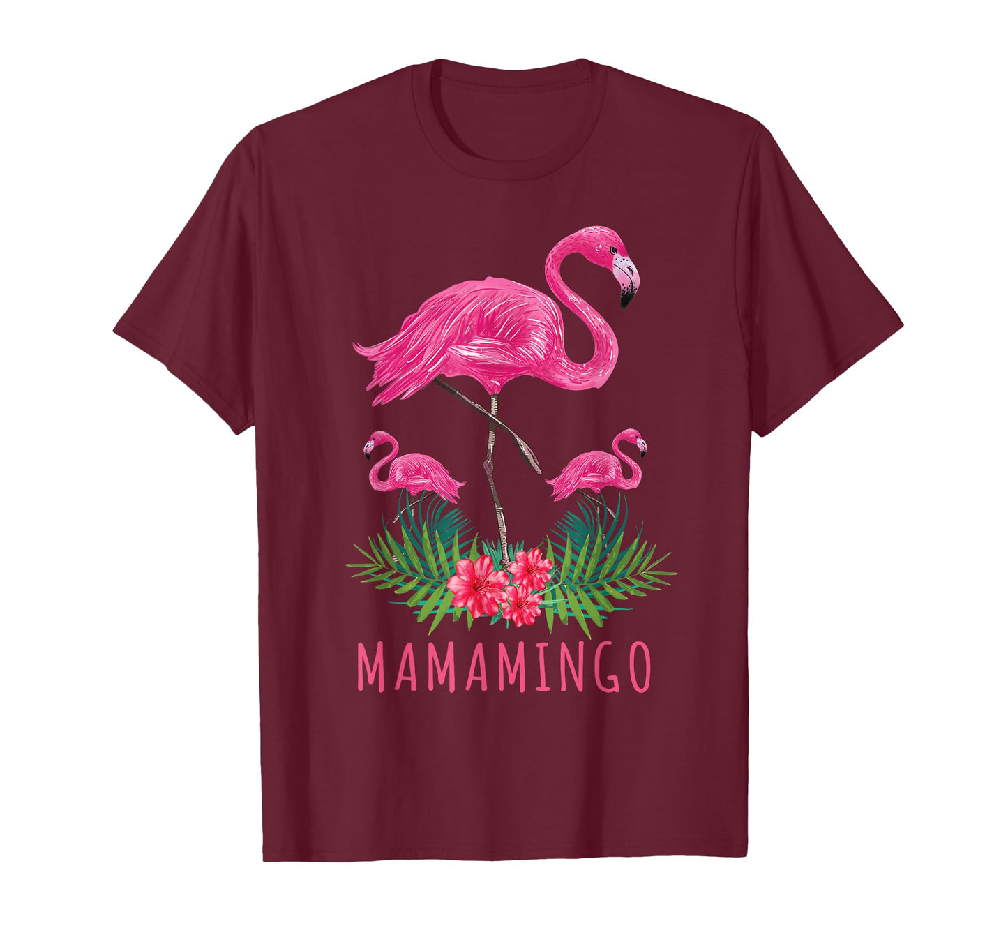 Cute Mothers Day Gift Funny Mom Flamingo With Kids Mamamingo T-Shirt