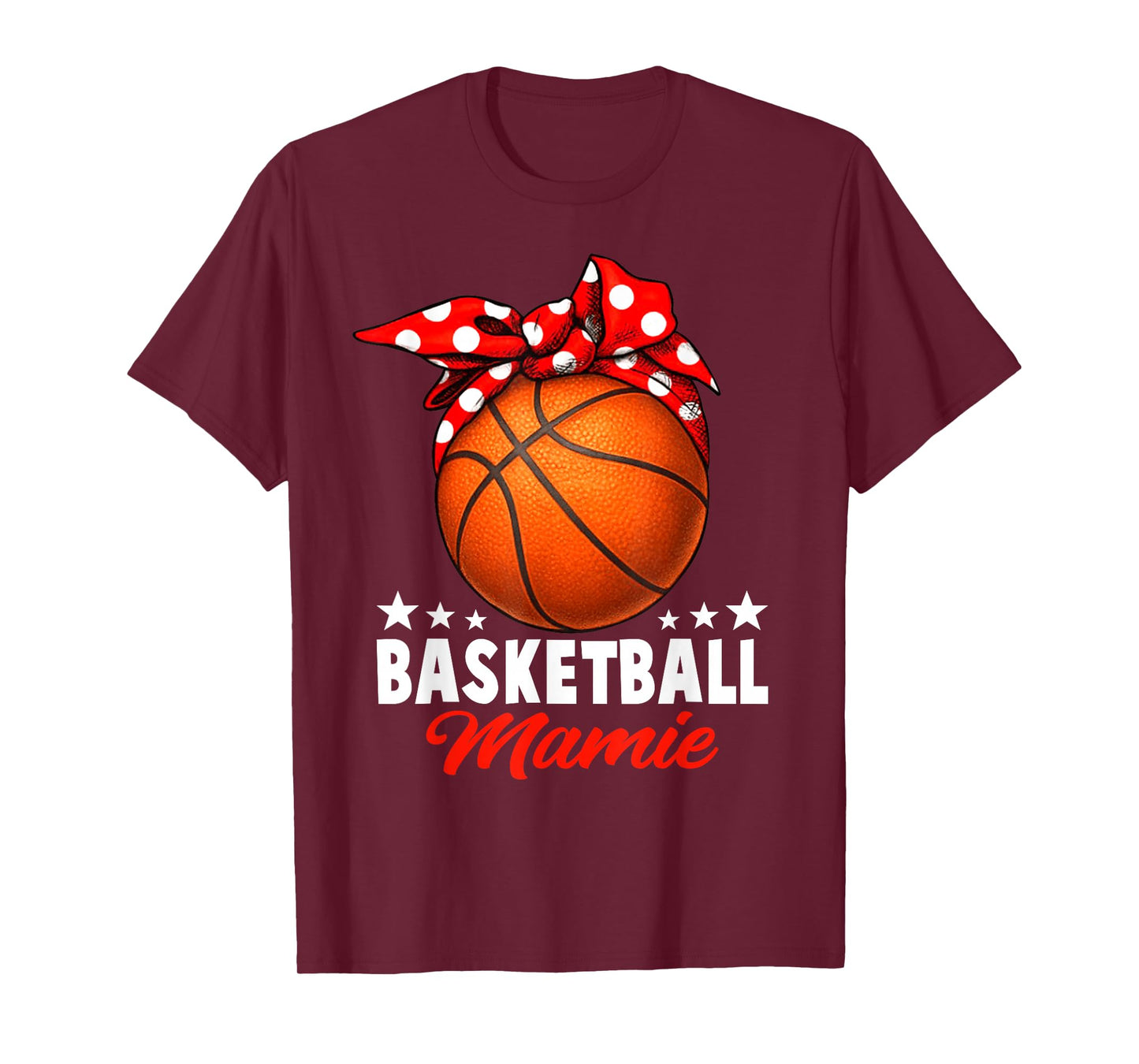Basketball Mamie Women Mothers Day Funny Basketball T-Shirt