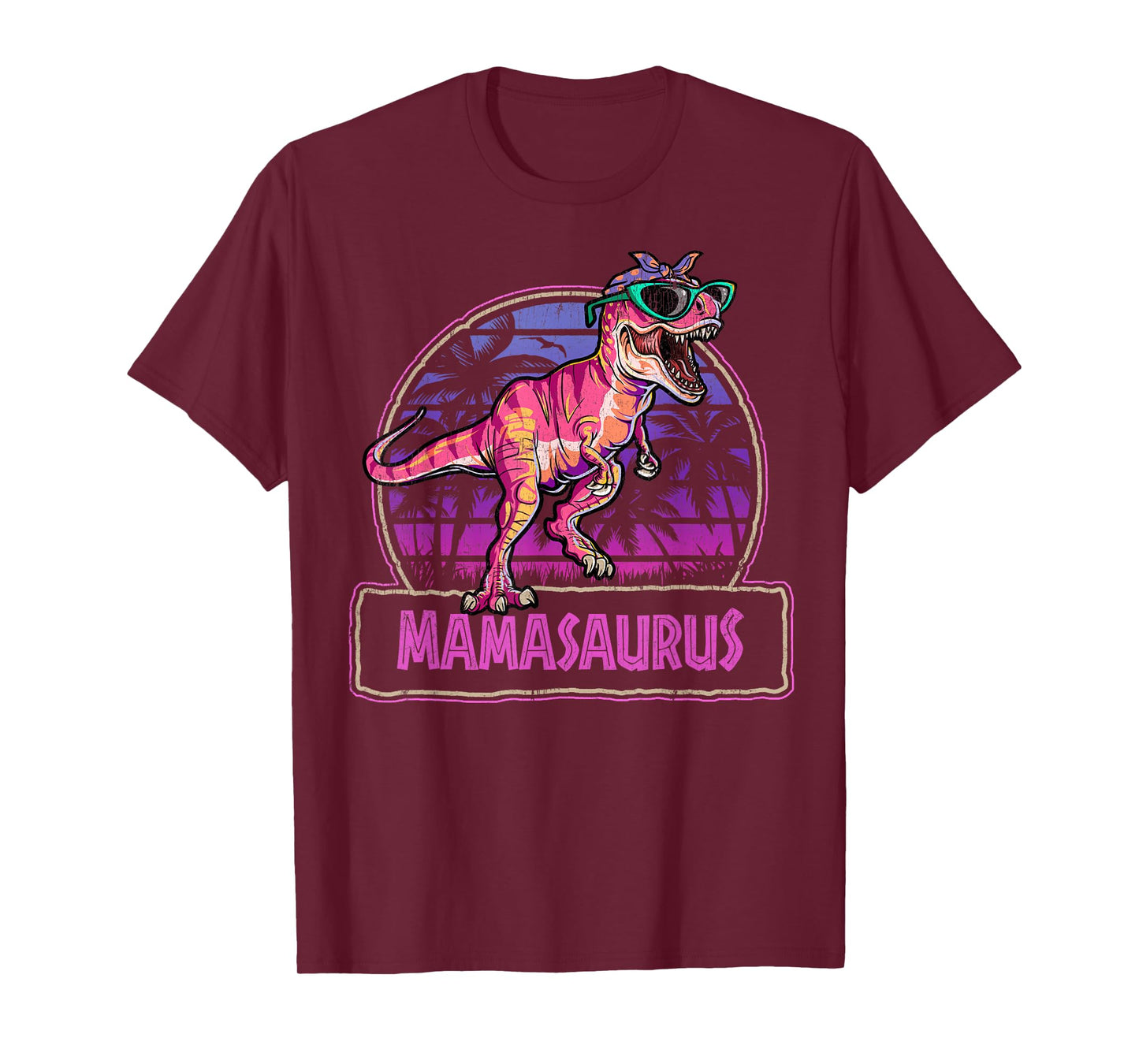 Mamasaurus T Rex Mama Saurus Women Dinosaur Family Matching T-Shirt