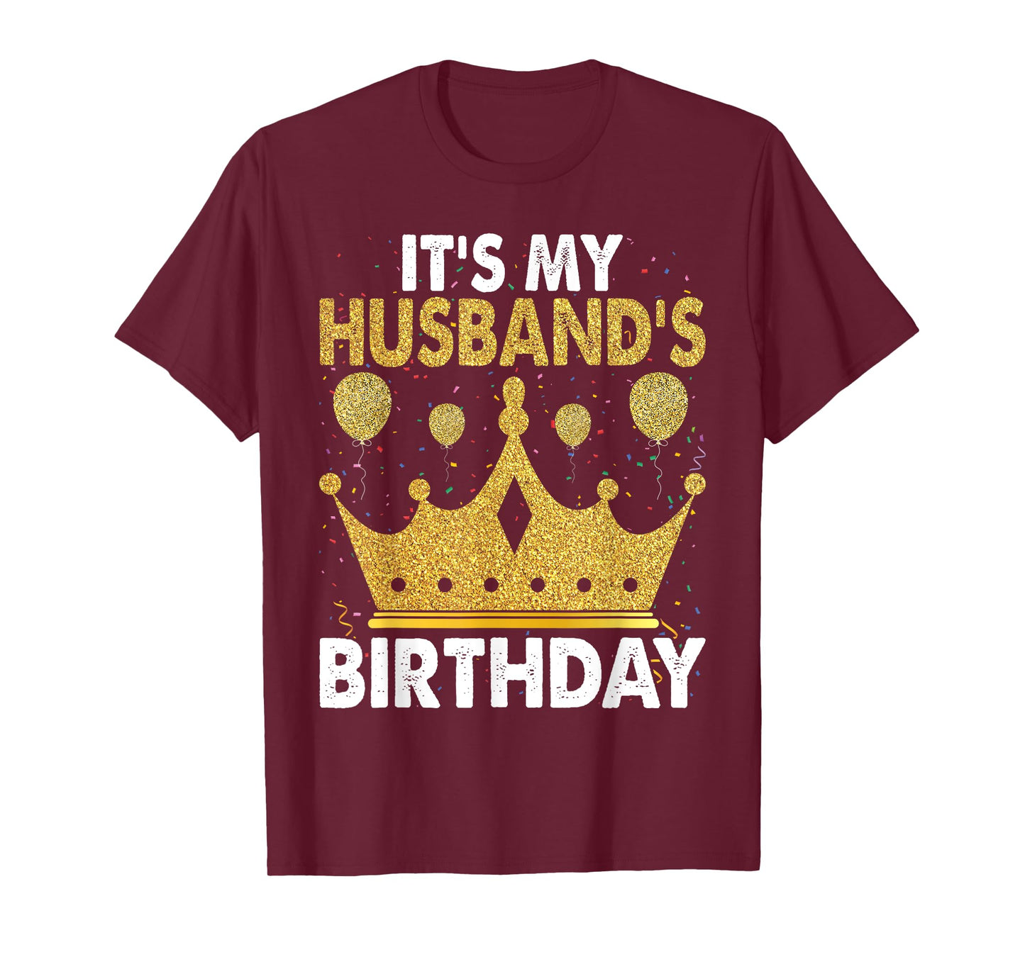 It's My Husband's Birthday Party Family Matching T-Shirt