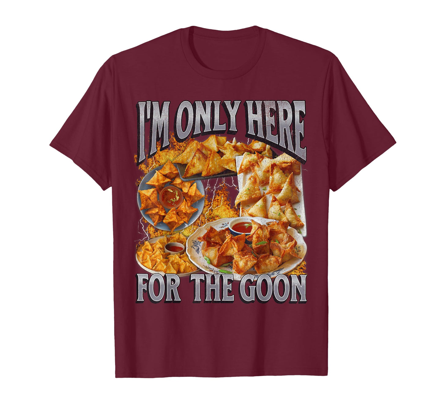 Funny Crab Rangoon Meme Bootleg Graphic T-Shirt
