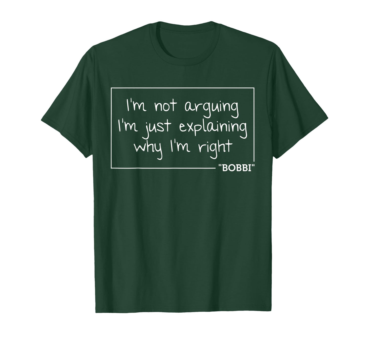BOBBI Quote Personalized Name Funny Birthday Gift Idea T-Shirt