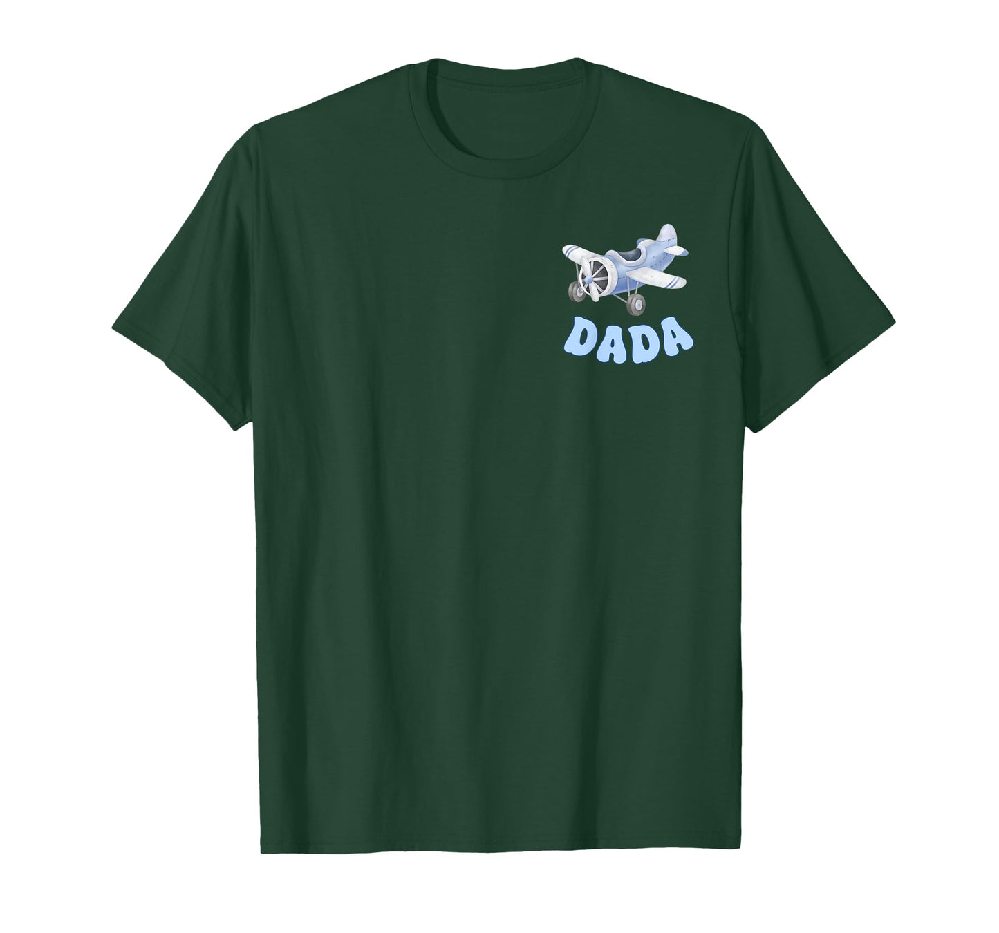 Dada of The First Birthday Boy Airplane Family Matching T-Shirt