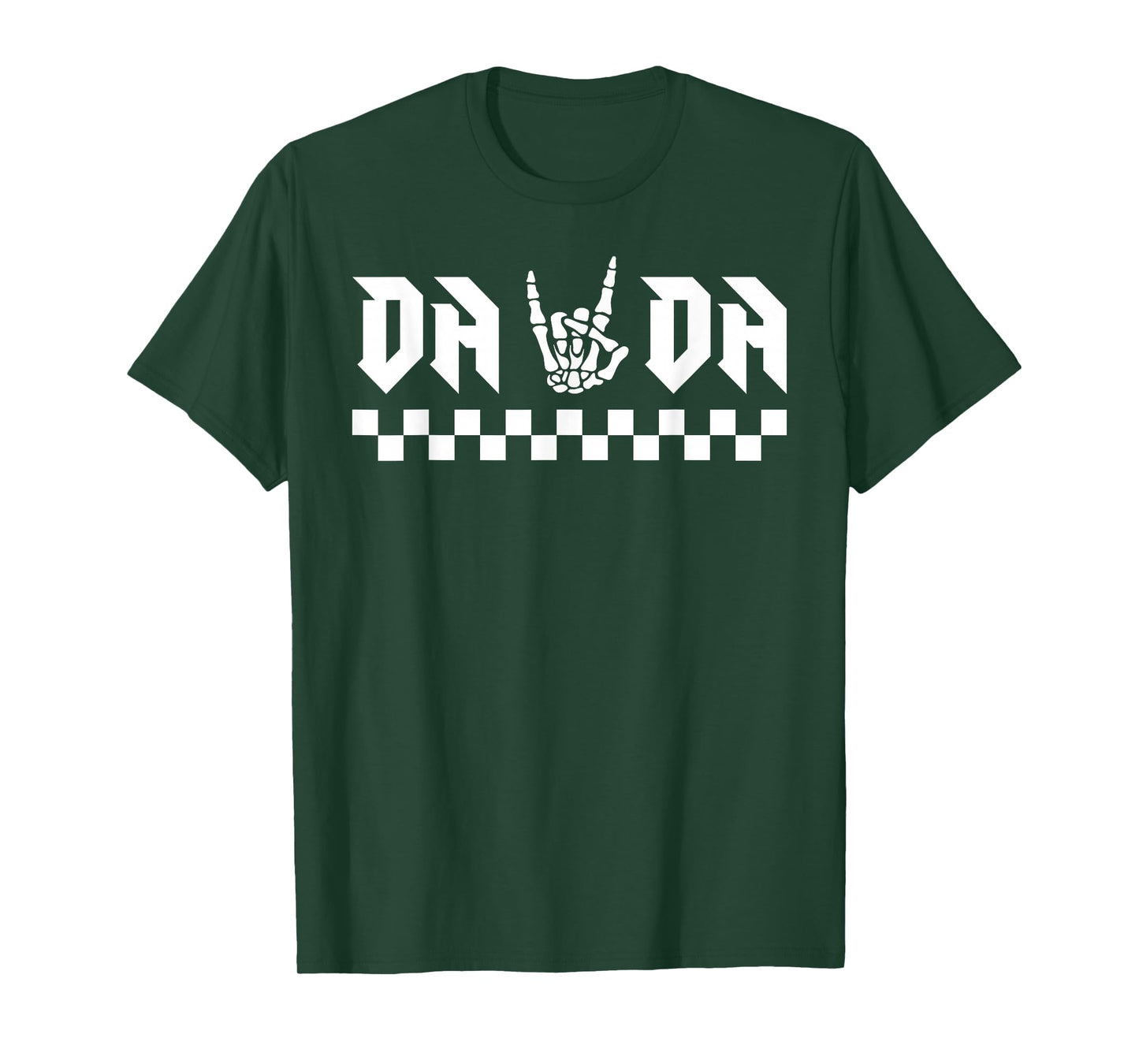 Dada Bad Two The Bone Family Matching Birthday Skeleton Dad T-Shirt