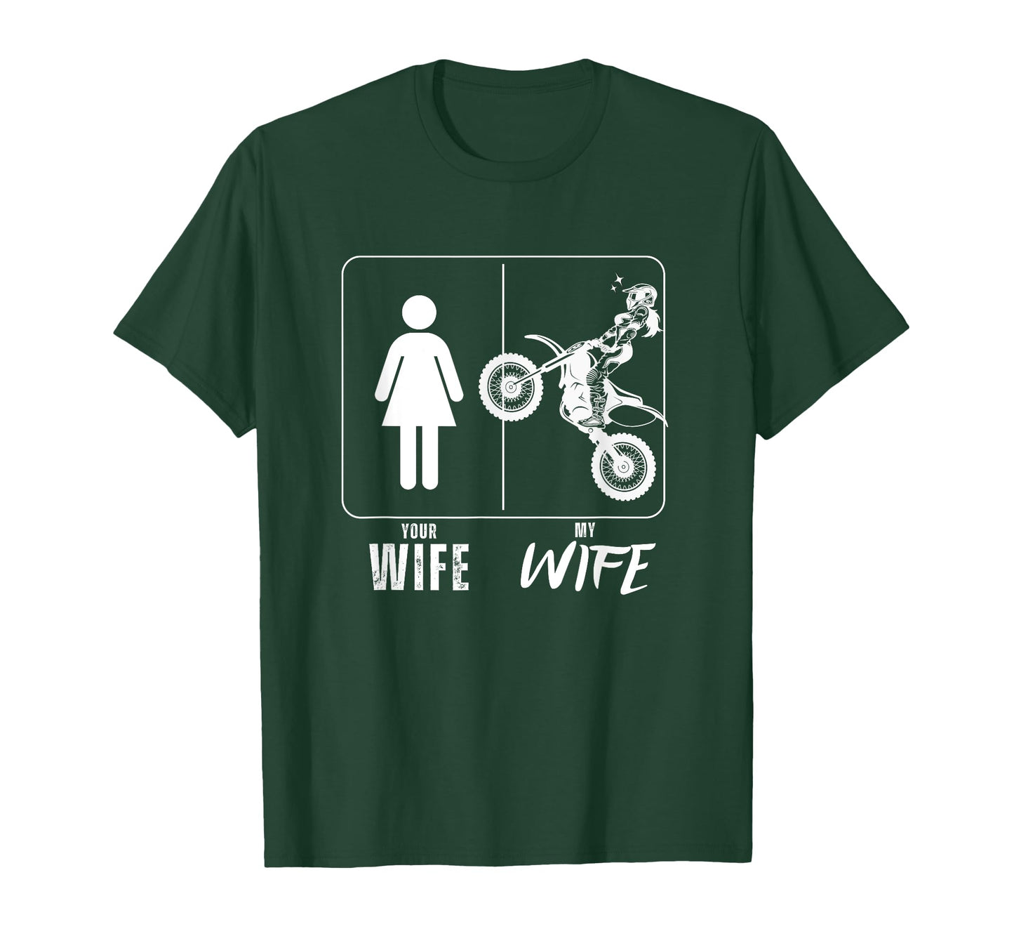 Your Wife My Wife Motorcycle Biker Wife T-Shirt