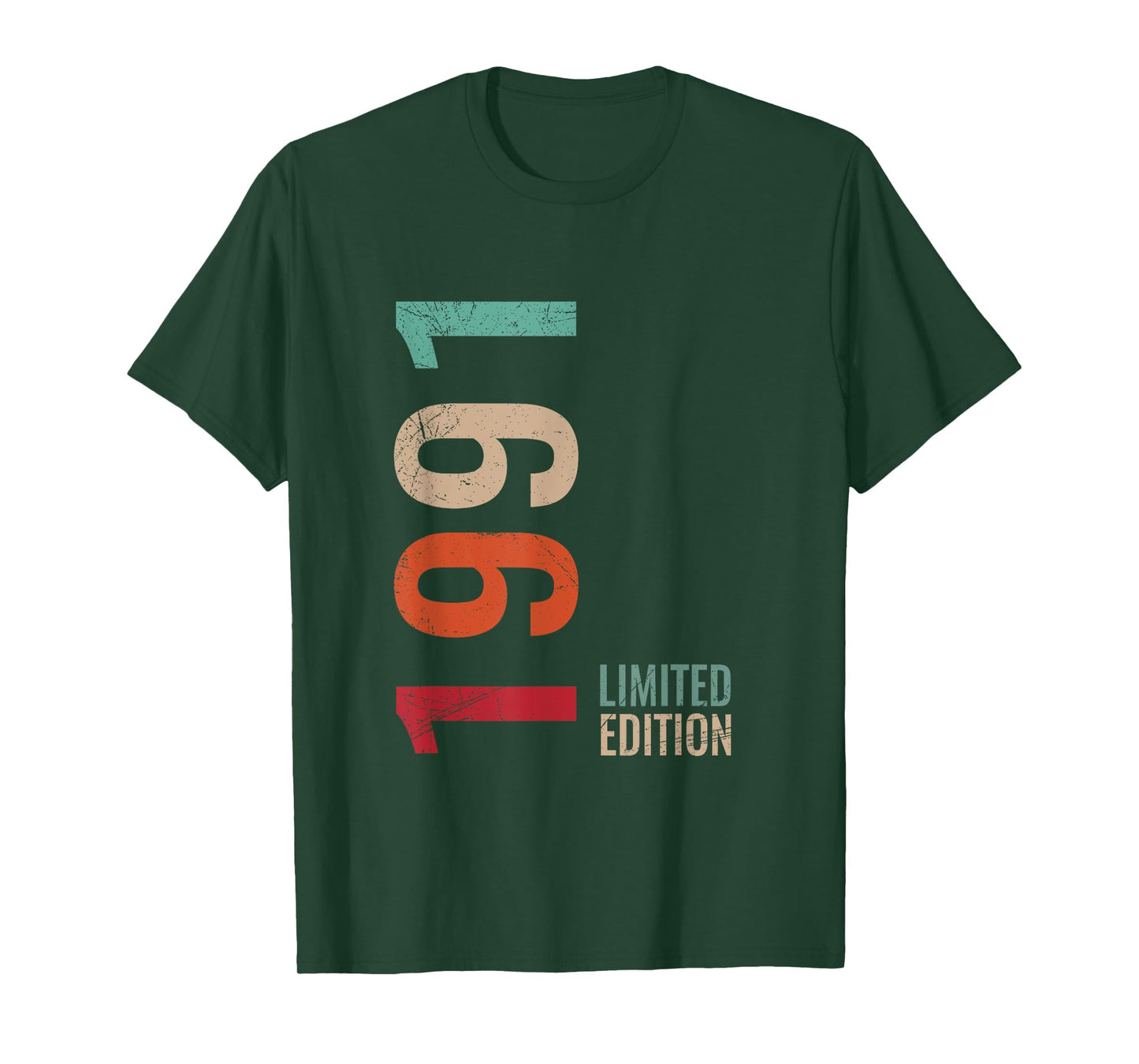 34th Birthday Husband Wife Son Daughter 34 Years Old 1991 T-Shirt