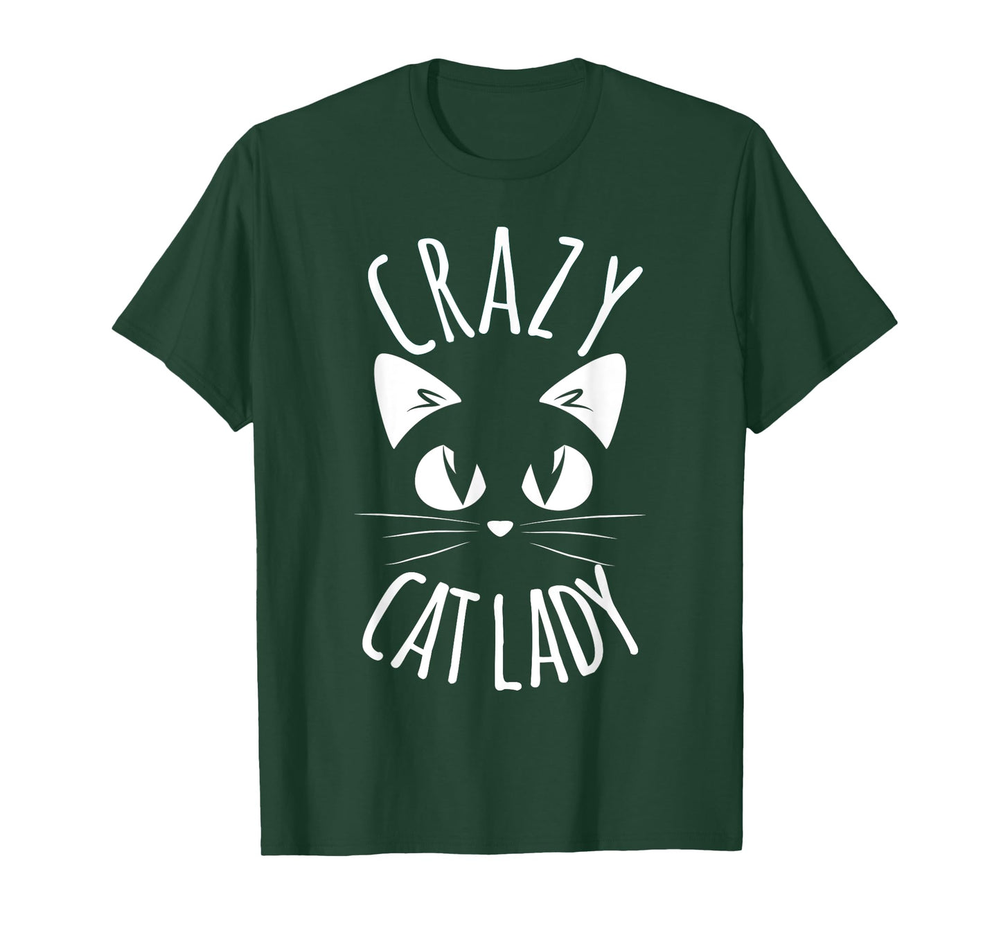 CRAZY CAT LADY Funny Fur Mom Mother's Day Christmas Birthday T-Shirt