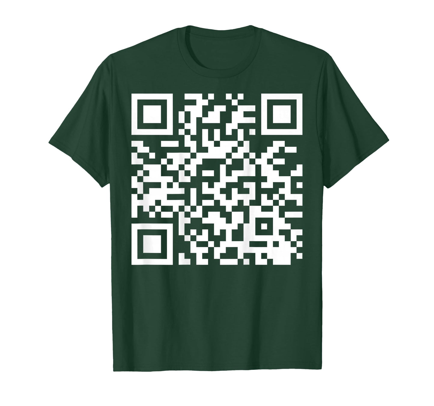 (On Back) Funny QR Do I Look Like I Give A Fck Code Saying T-Shirt