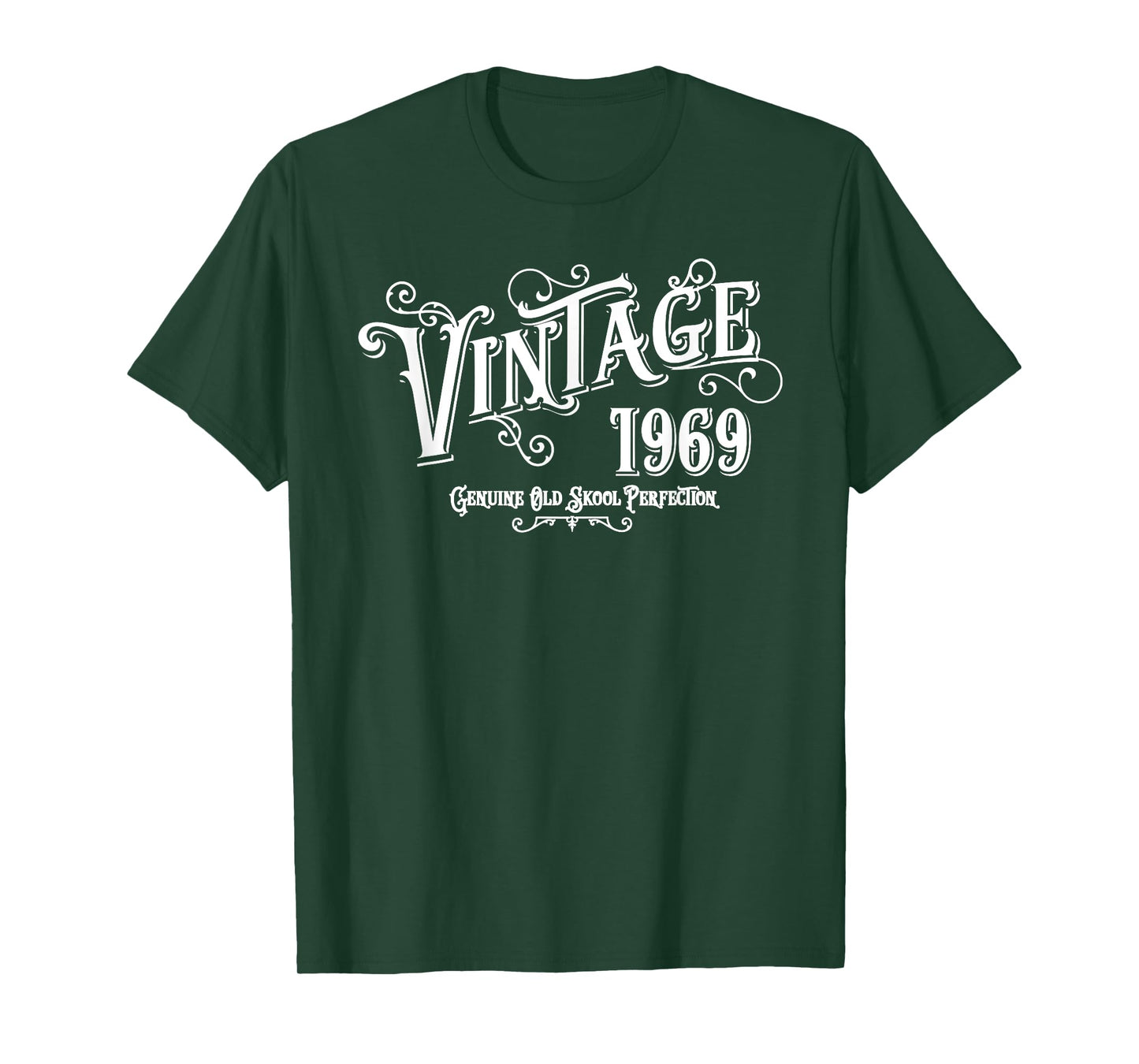 1969 Vintage Age Birth Year Print Graphic T Shirt