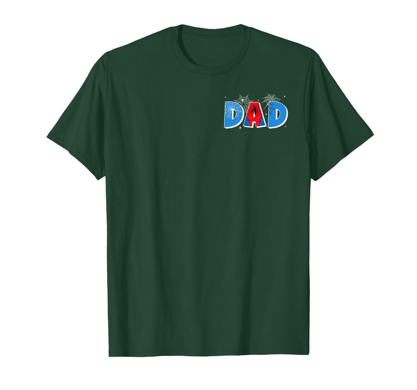 Funny Father Spider Web Dad Matching Family Birthday Boy T-Shirt