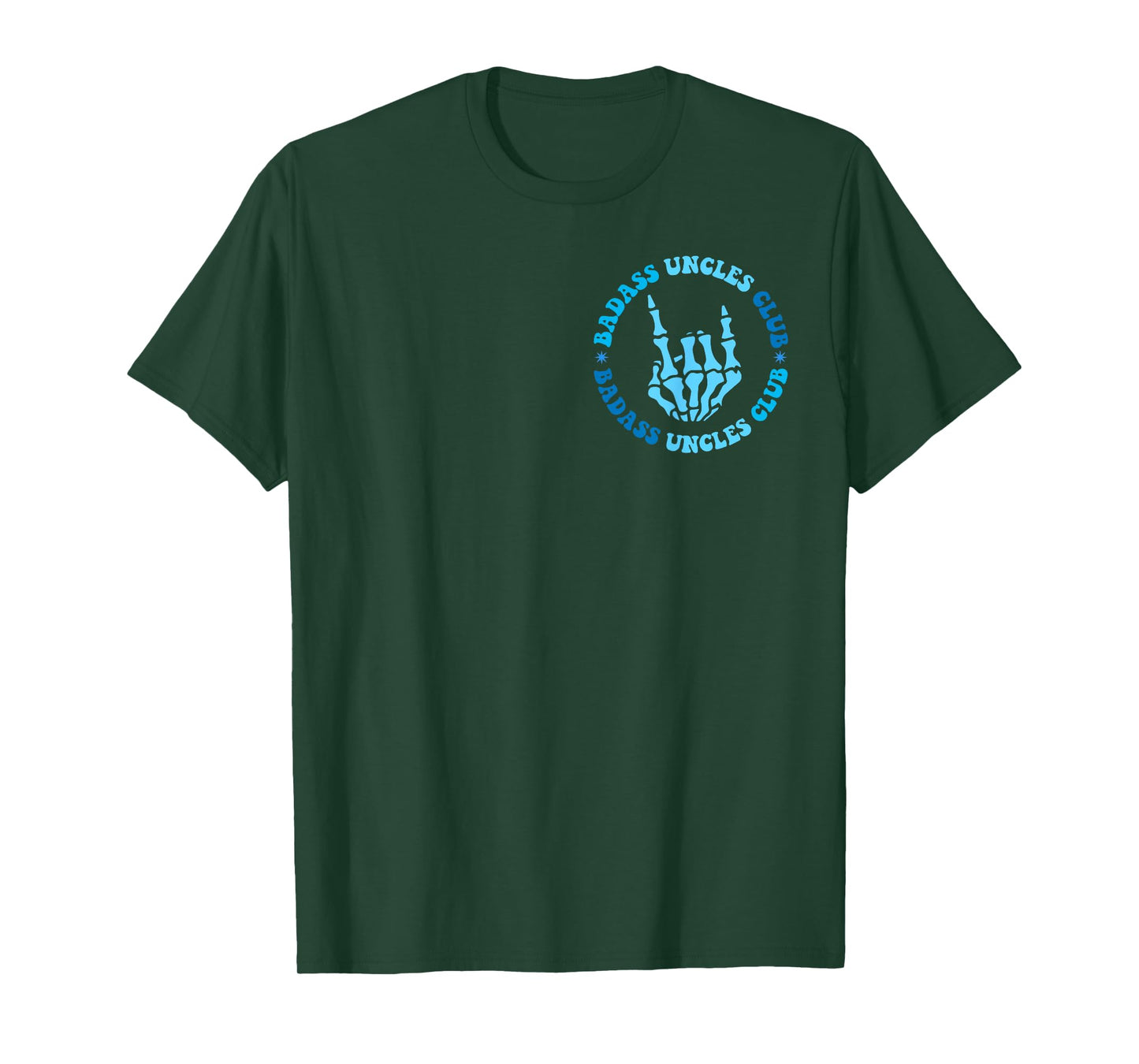 Bad-ass Uncles Club Best Uncle Ever Funny Fathers Day 2Sided T-Shirt