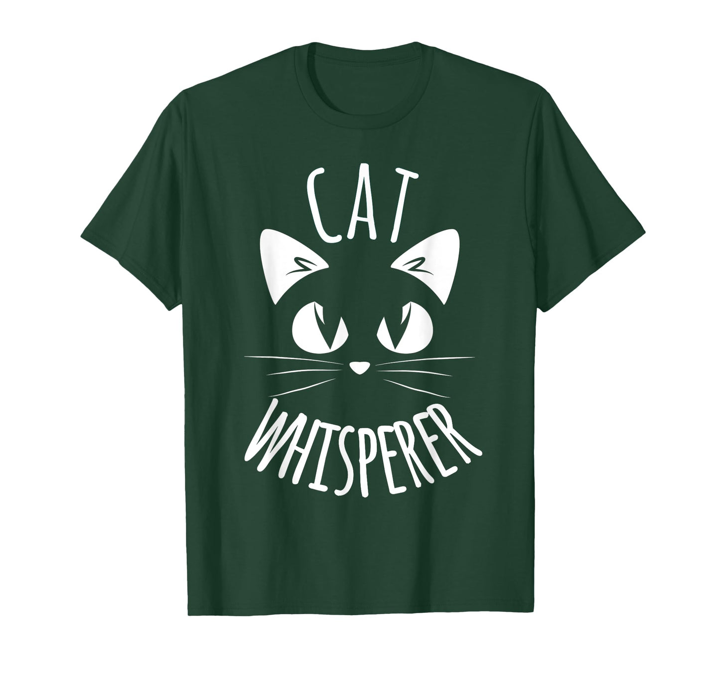 CAT WHISPERER Funny Cat Fur Mom Dad Men Women Shirt Gift T-Shirt