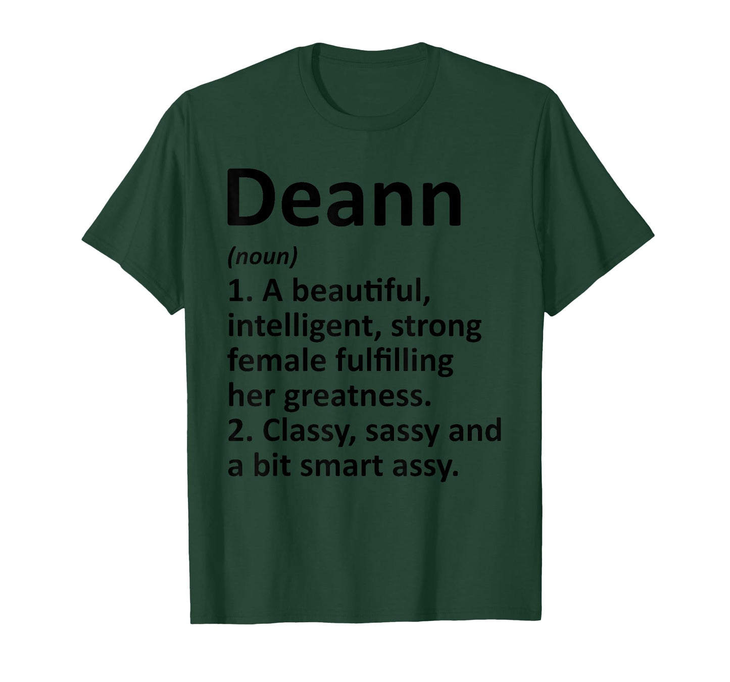 DEANN Definition Personalized Name Funny Christmas Gift T-Shirt