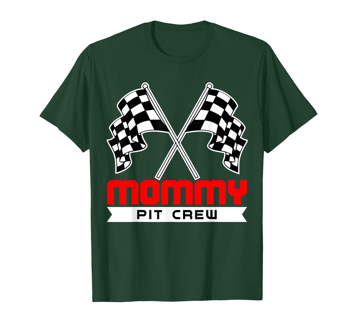 Pit Mom Crew Funny Mommy Racing Race Car Costume Women Gifts T-Shirt
