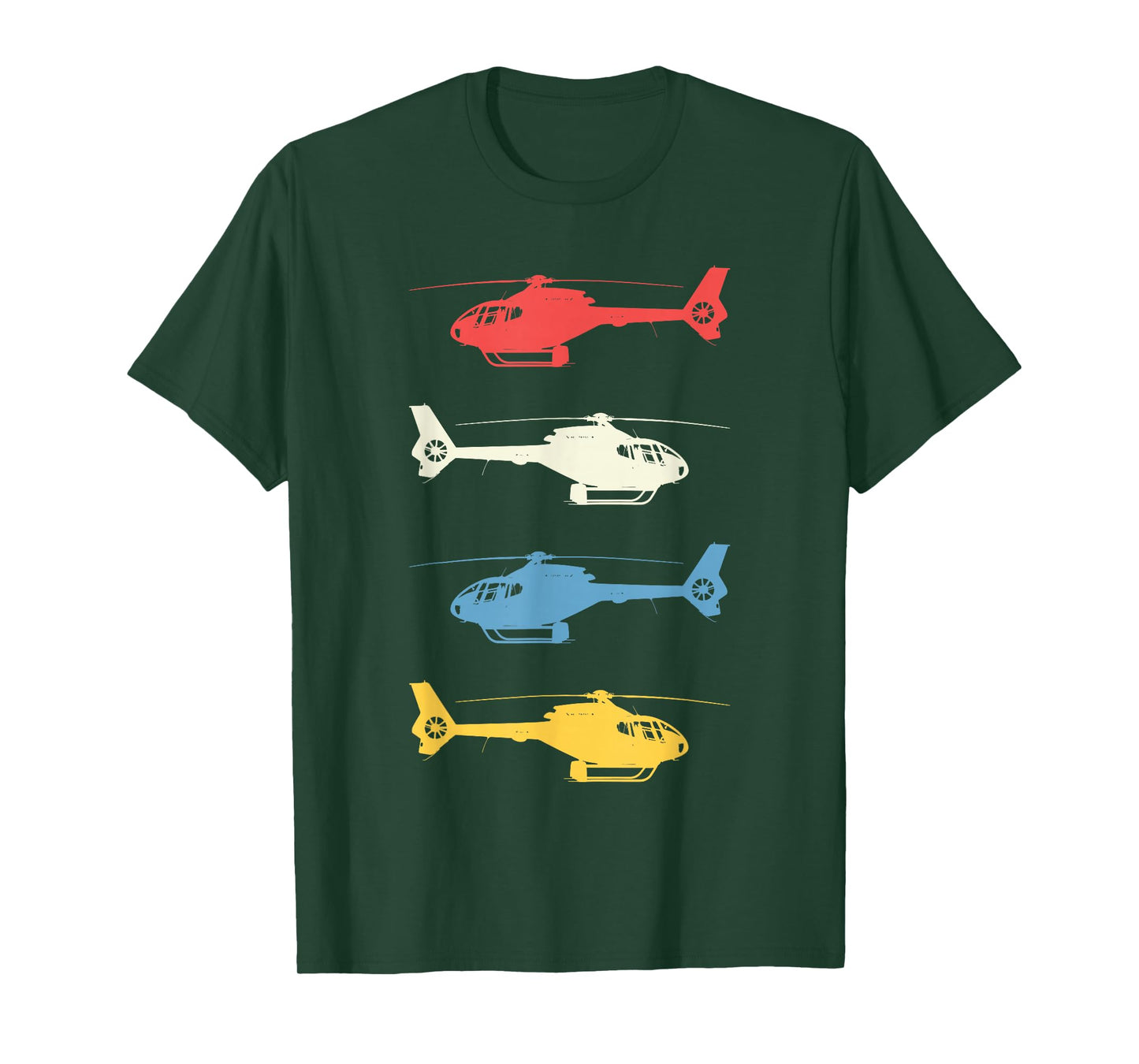 Helicopter Pilot Vintage Aviation Flying Helicopters Pilots T-Shirt
