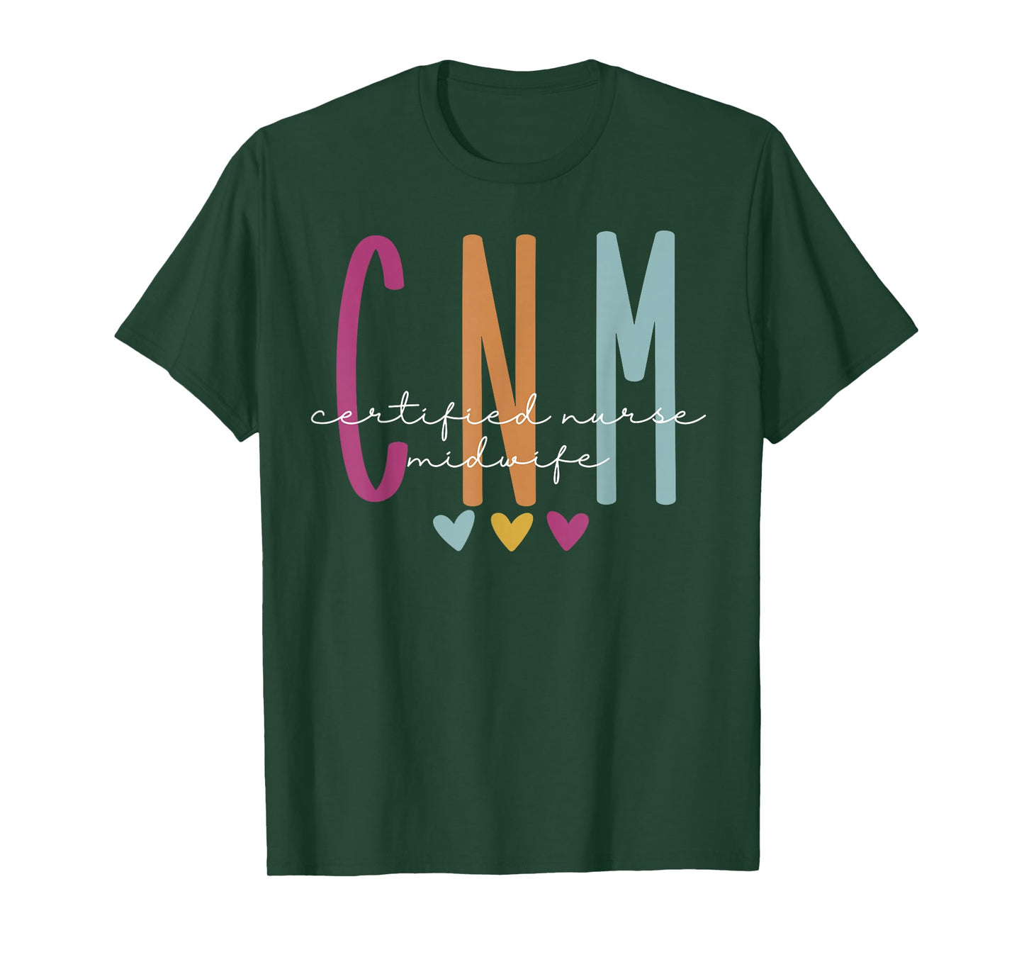 Retro CNM Certified Nurse Midwife Labor And Delivery Nurse T-Shirt