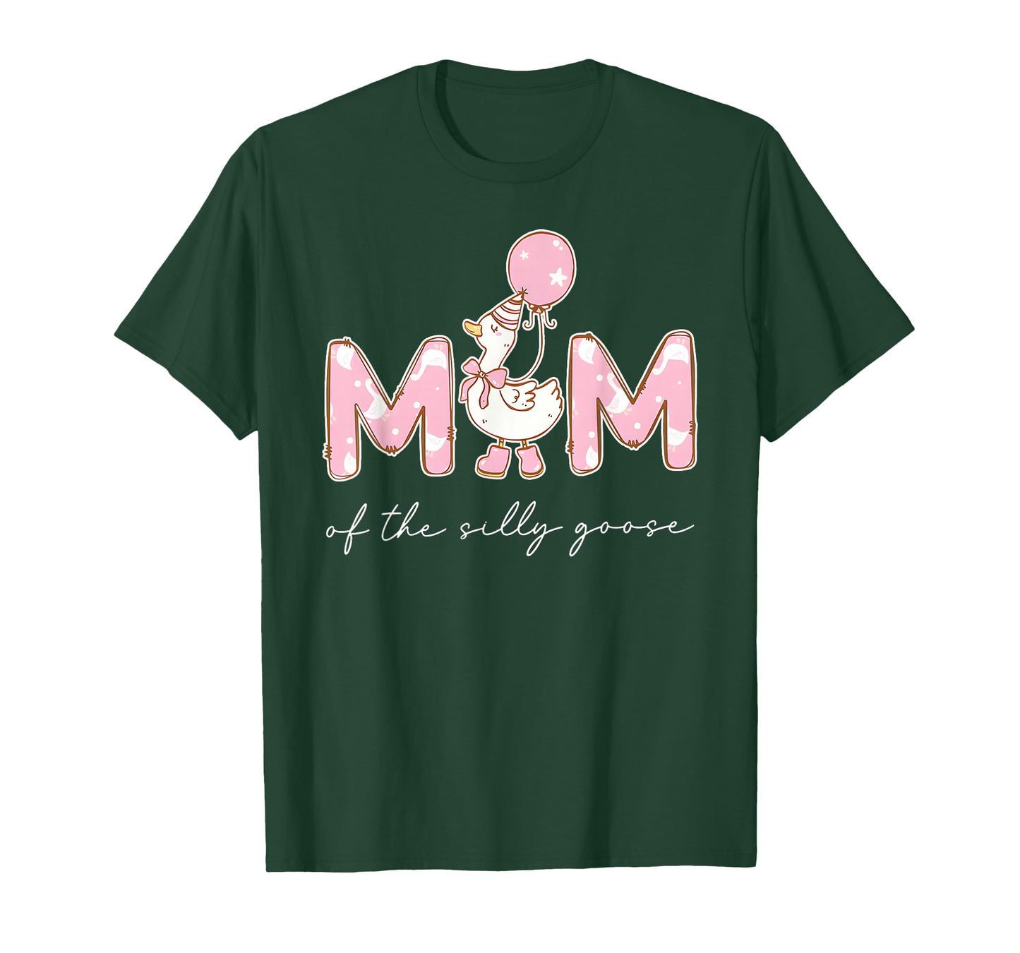 Mom of The Silly Goose Silly Goose Birthday Matching Family T-Shirt