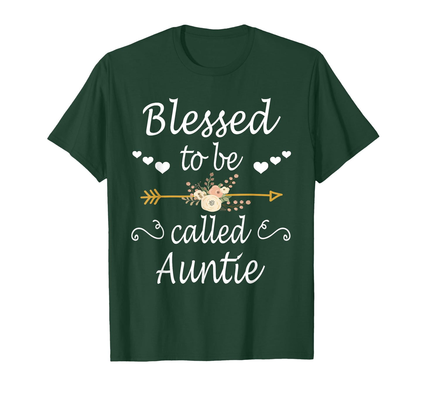 Blessed To Be Called Auntie Shirt Mothers Day Gifts T-Shirt