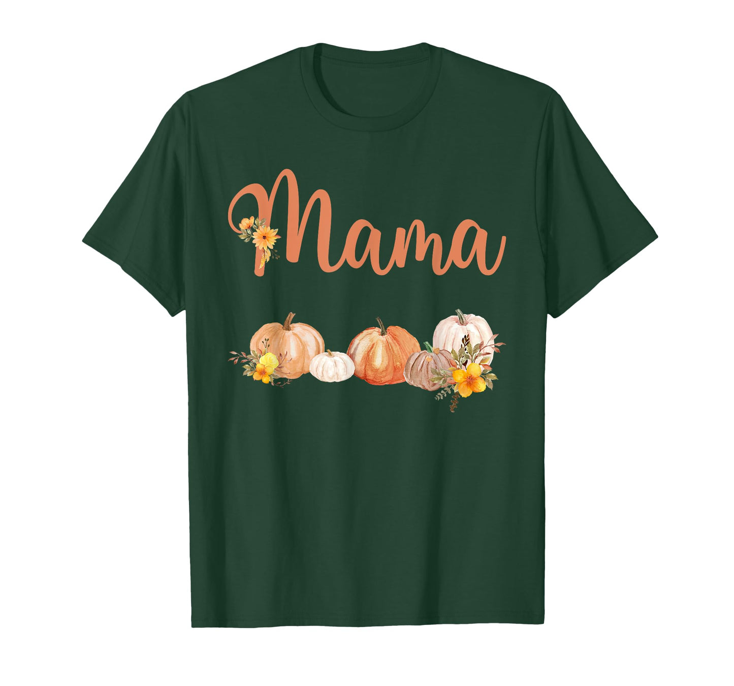 Mama of Little Pumpkin First Birthday Autumn Pumpkin T-Shirt
