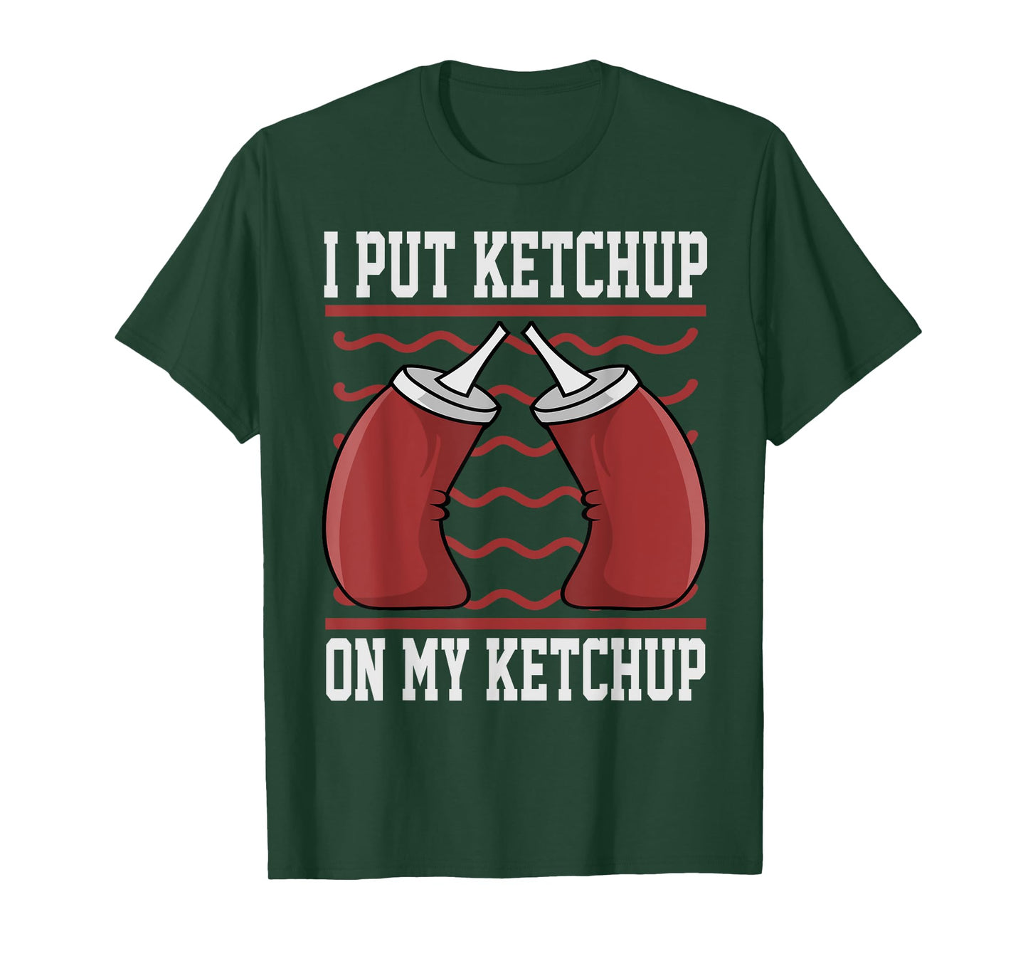 Funny Ketchup Art For Men Women Kids Boy Girl Ketchup Lover T-Shirt