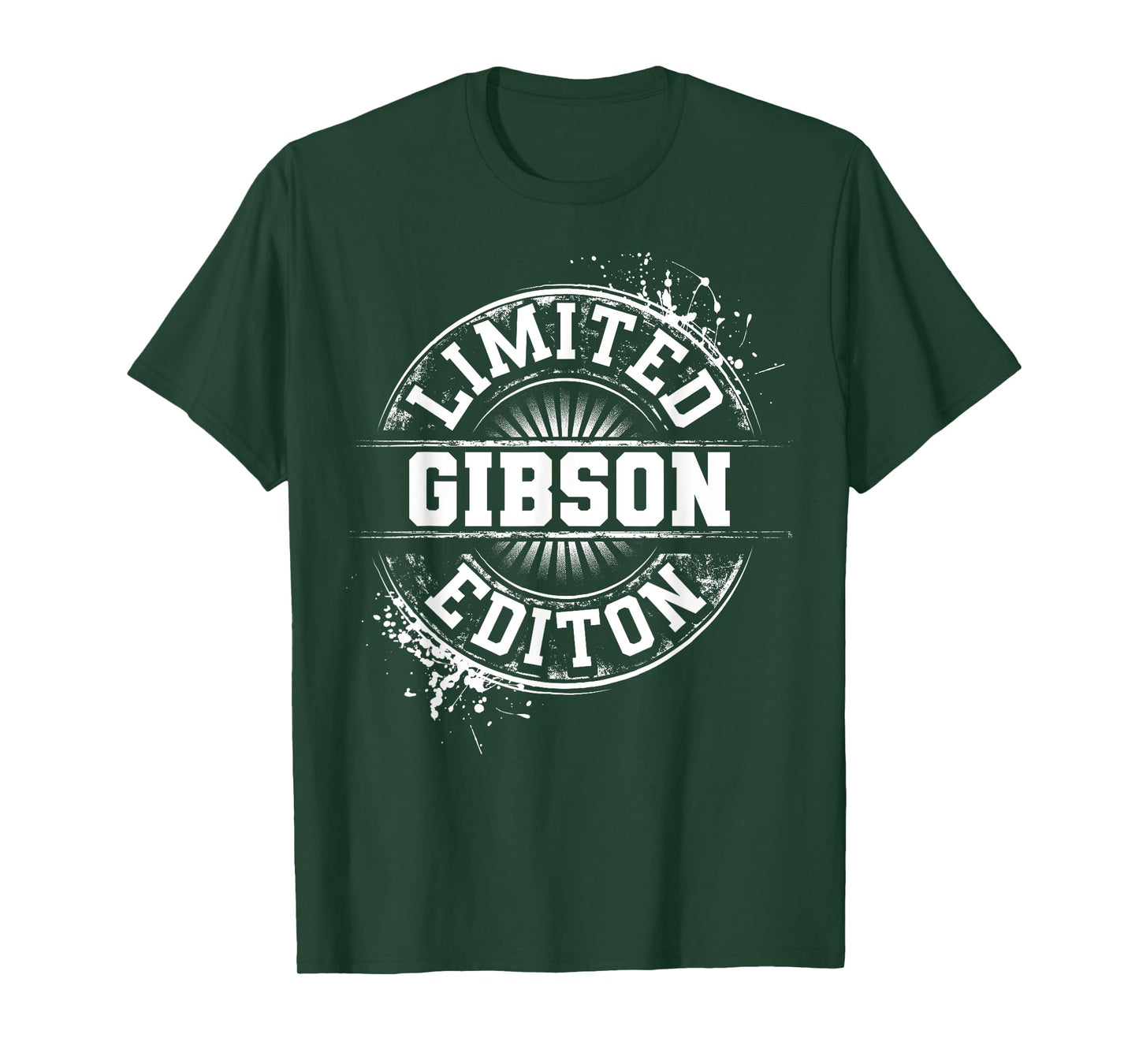 GIBSON Personalized Last Name Custom Lover Christmas Team T-Shirt