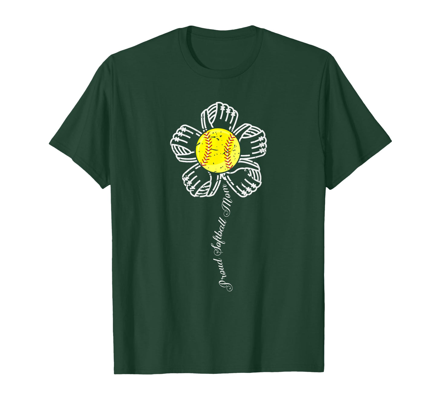 Proud Softball Mom Shirt Baseball Mother s Gift T-Shirt