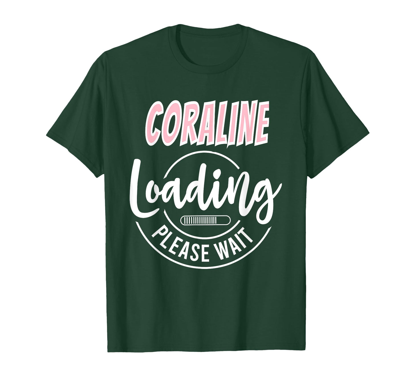 Coraline Custom Personalized Baby Loading Shirt Baby Shower T-Shirt