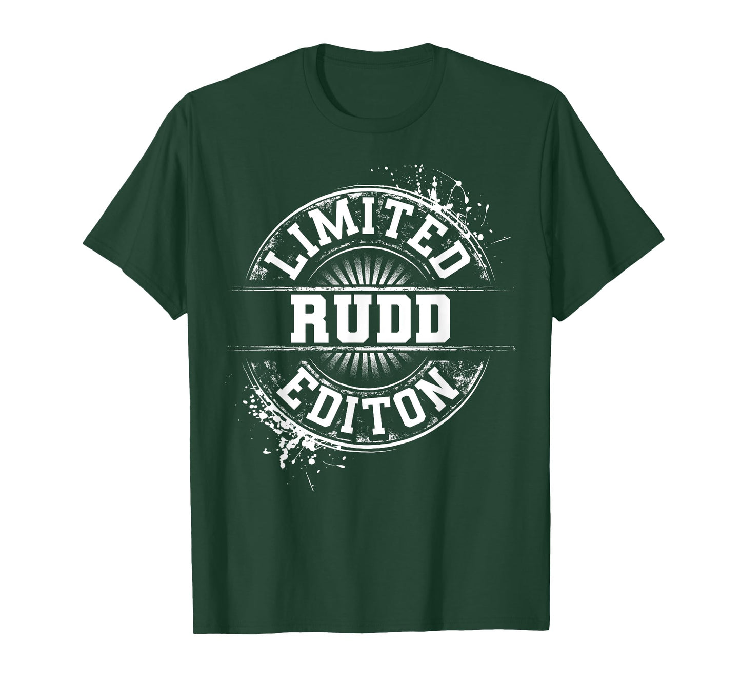 RUDD Funny Surname Family Tree Birthday Reunion Gift Idea T-Shirt