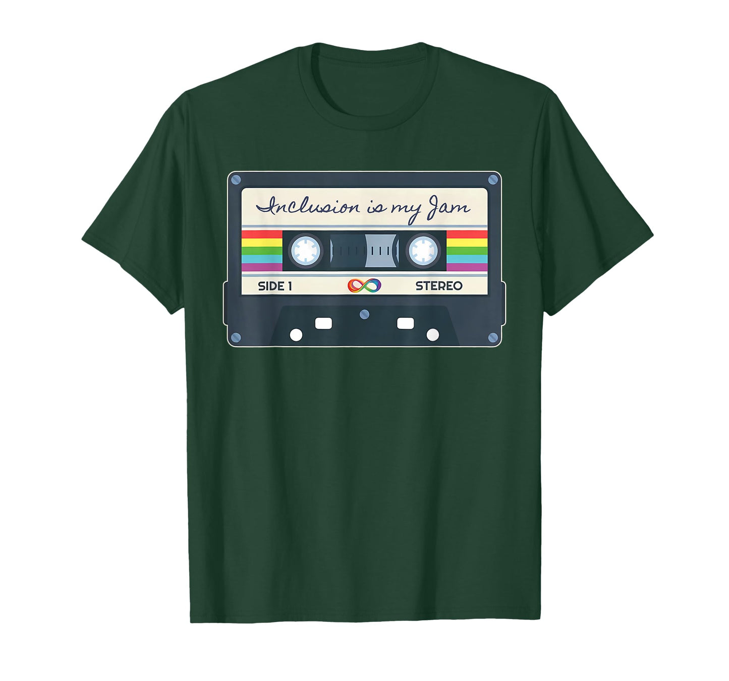 Autism Awareness Inclusion is My Jam SPED Teacher Cassette T-Shirt
