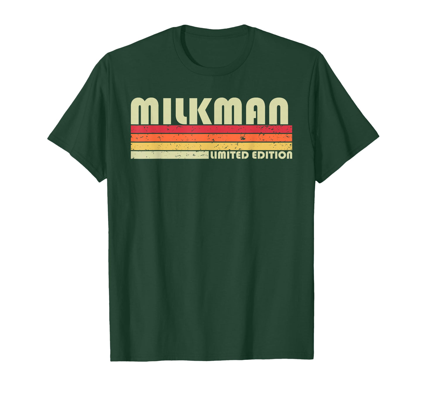 MILKMAN Funny Job Title Profession Birthday Worker Idea T-Shirt