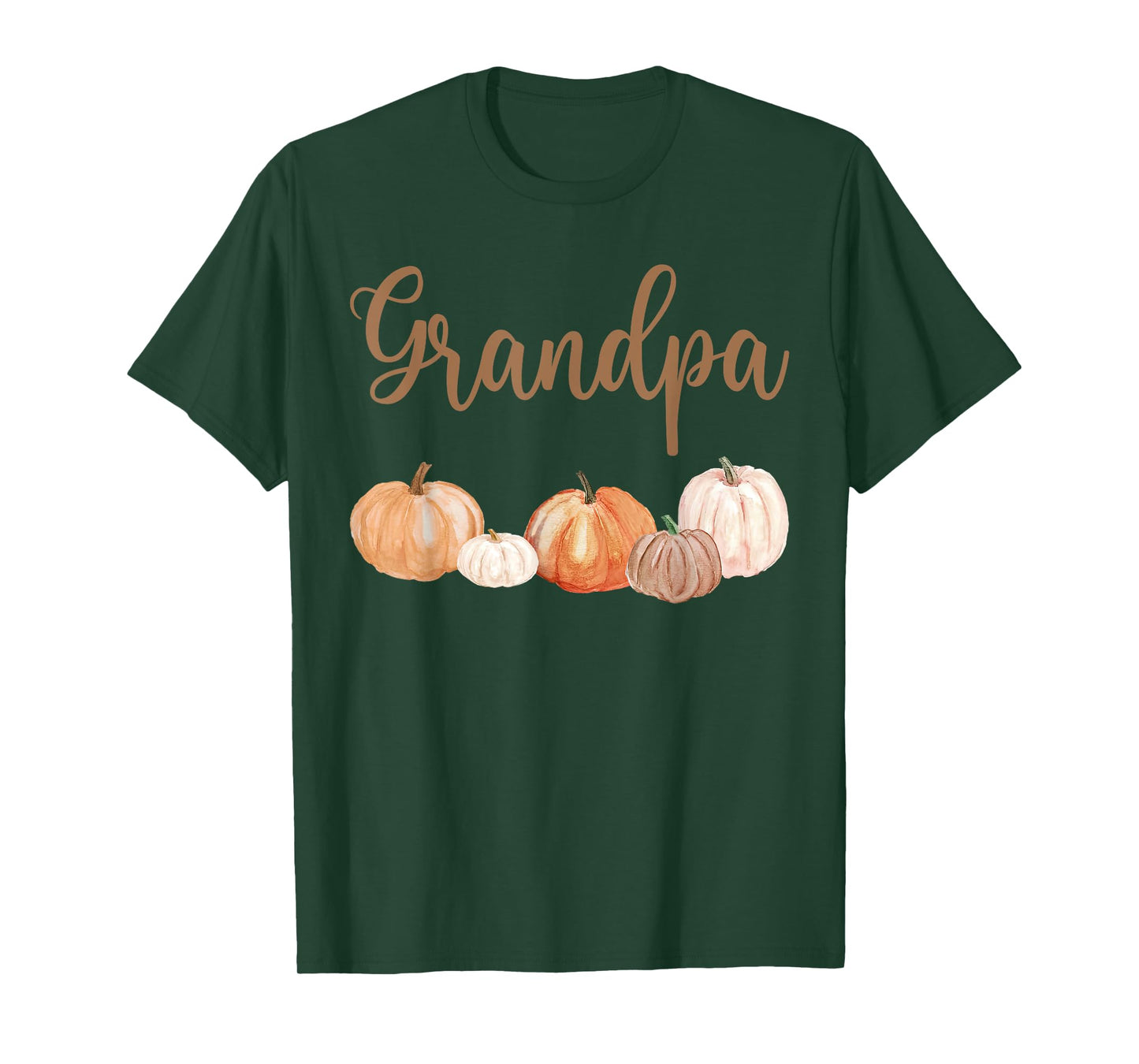 Grandpa of Little Pumpkin First Birthday Autumn Pumpkin T-Shirt