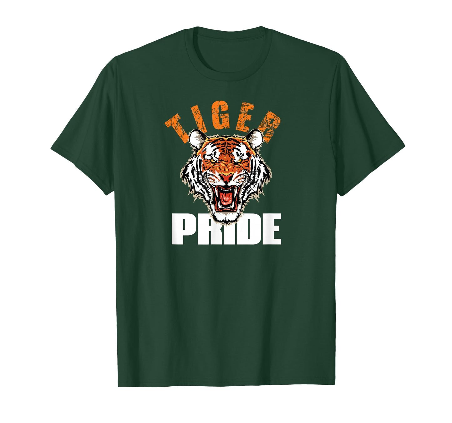 Tiger Pride Retro Vintage Tigers Mascot School Sports Team T-Shirt