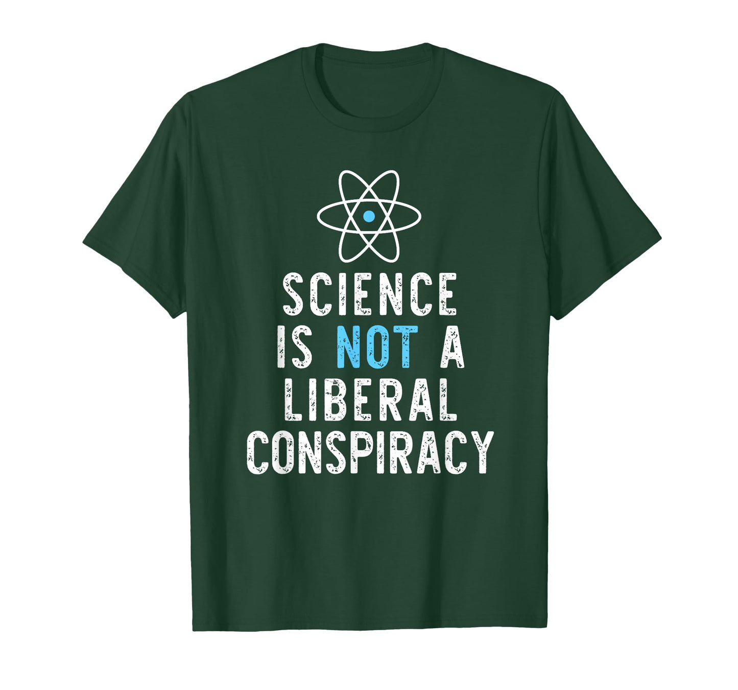 Science Is Not A Liberal Conspiracy Funny Christmas T-Shirt