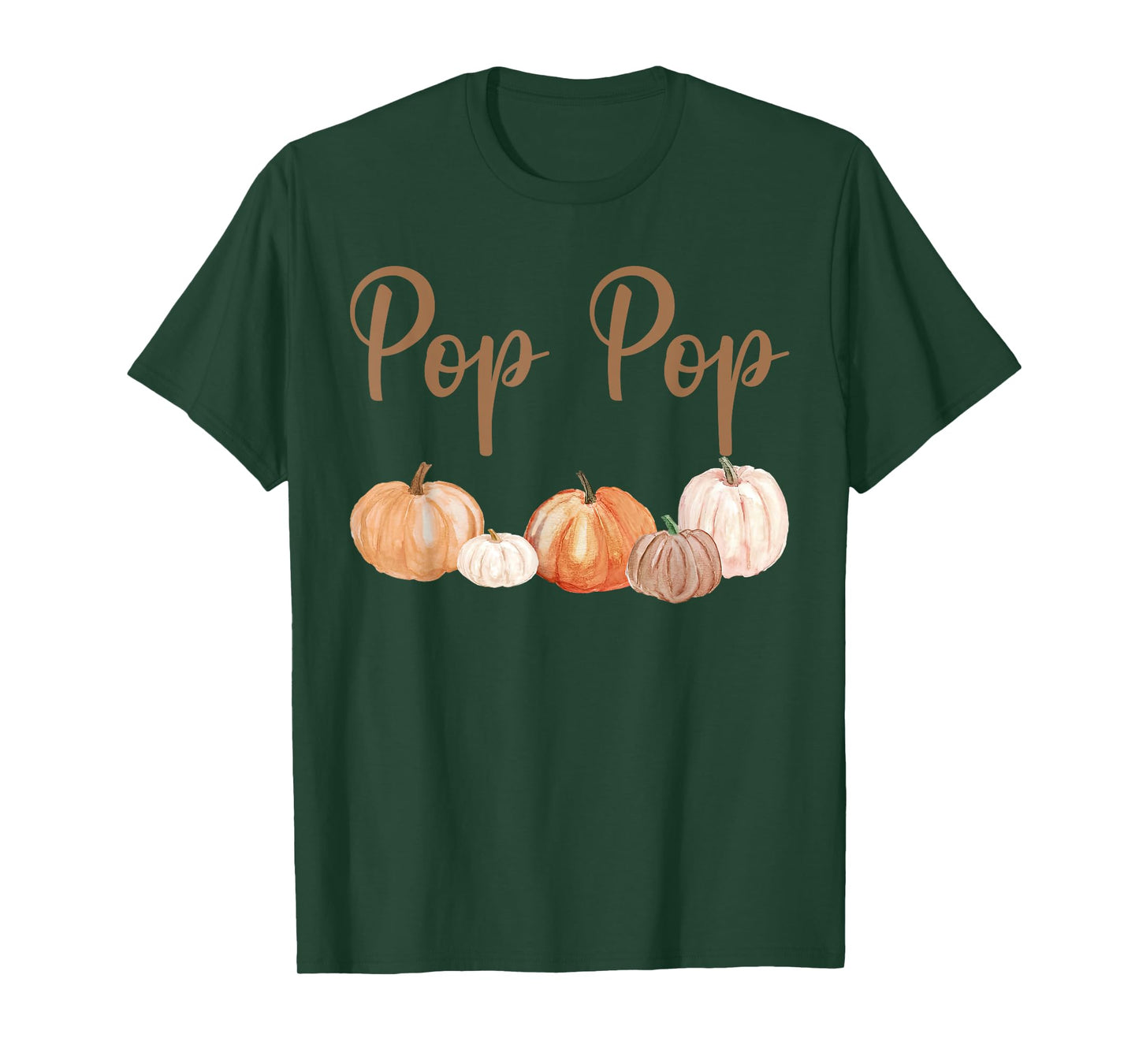 Pop Pop of Little Pumpkin First Birthday Autumn Pumpkin T-Shirt