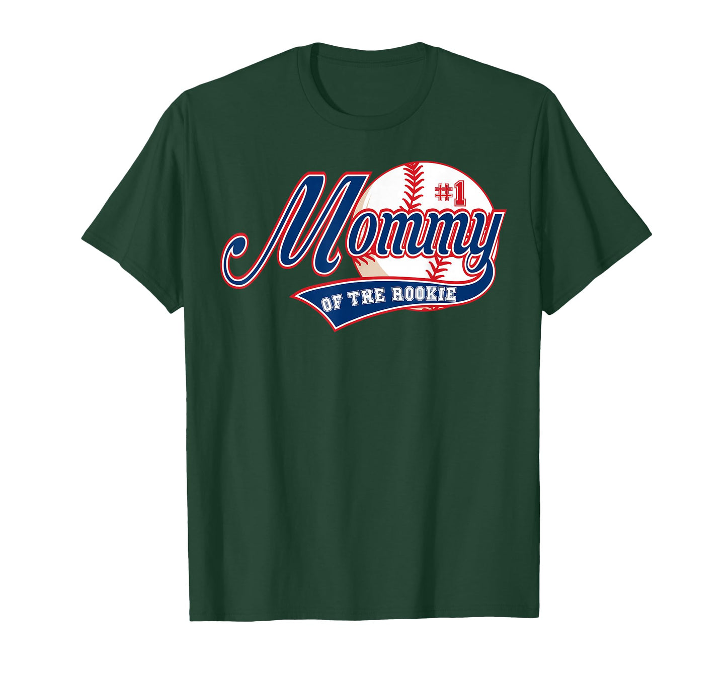 Mommy of Rookie 1st Birthday Baseball Theme Matching Party T-Shirt