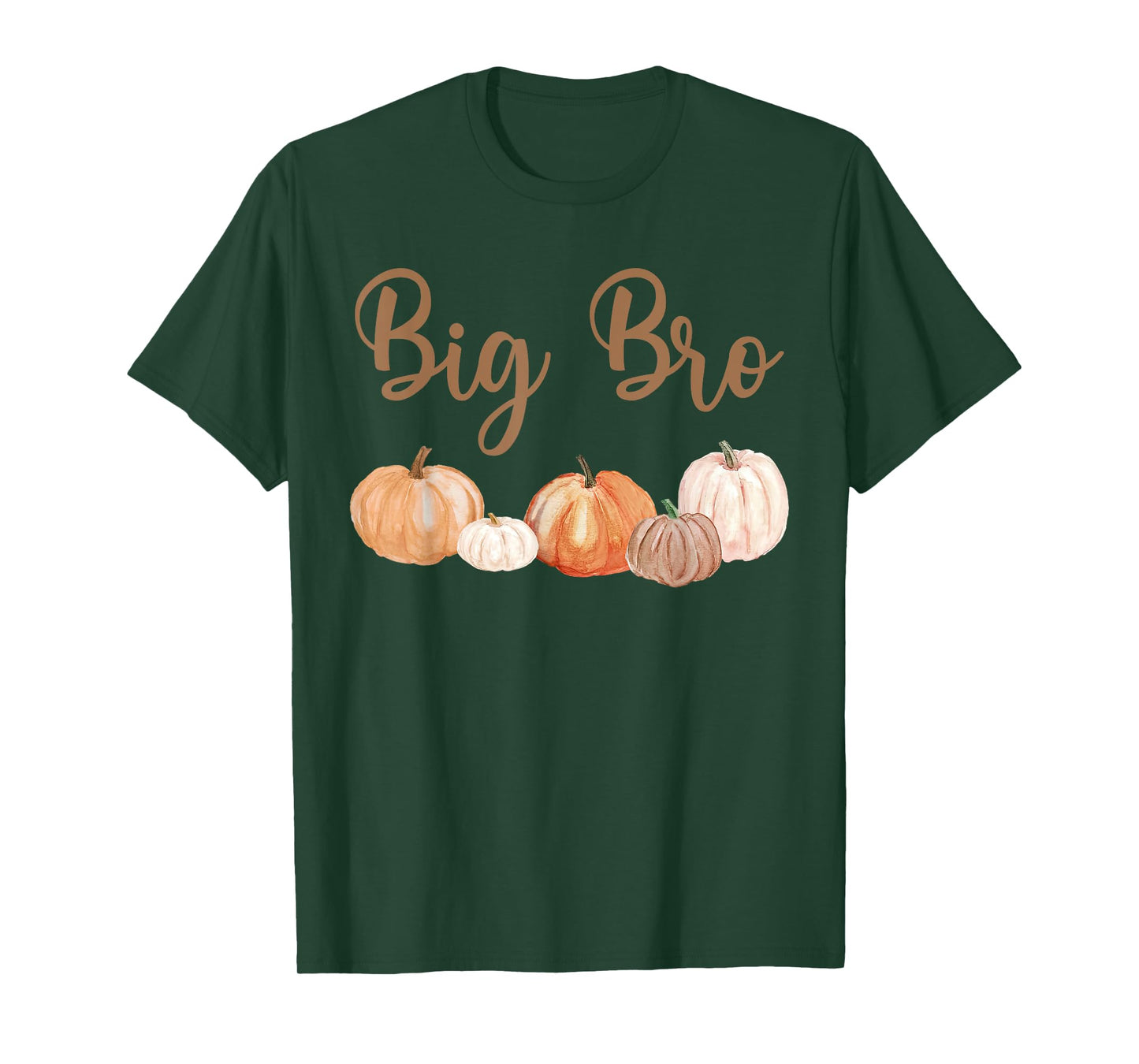 Big Brother of Little Pumpkin First Birthday Autumn Pumpkin T-Shirt