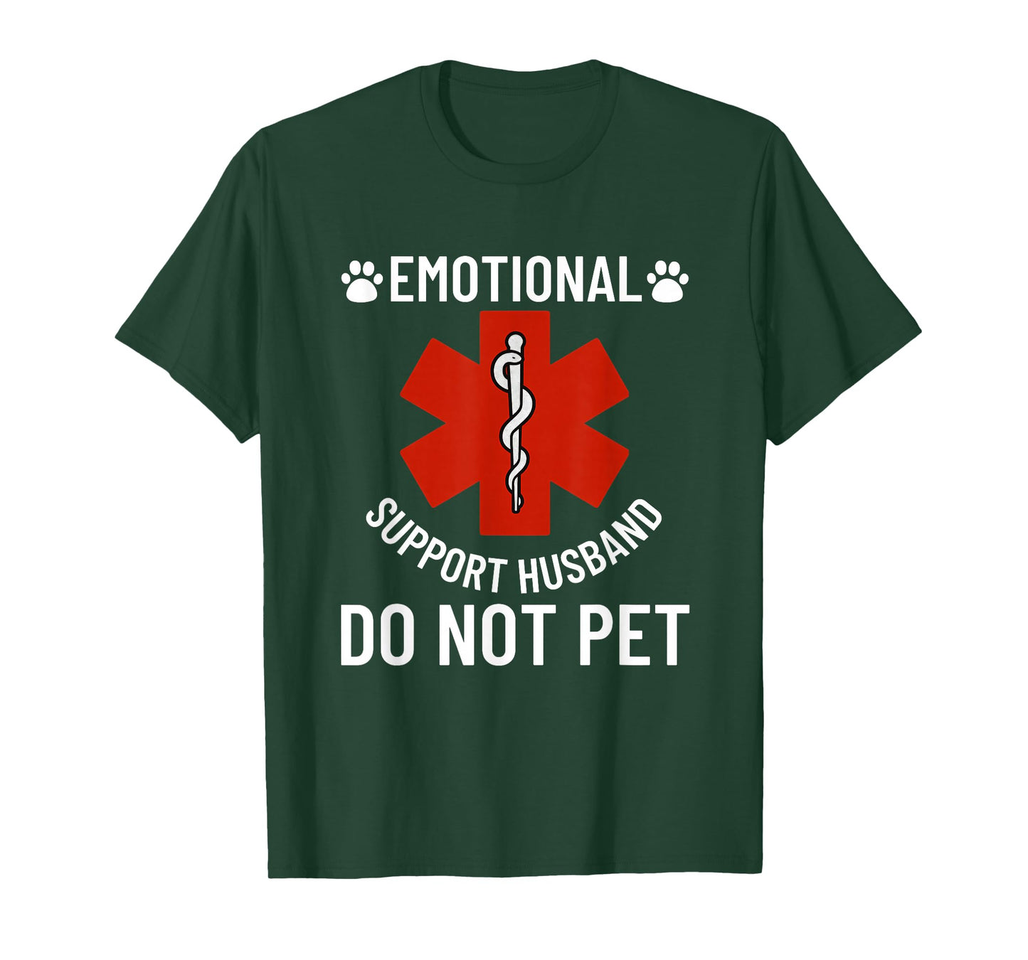 Emotional Support Husband Do Not Pet Funny Husband T-Shirt