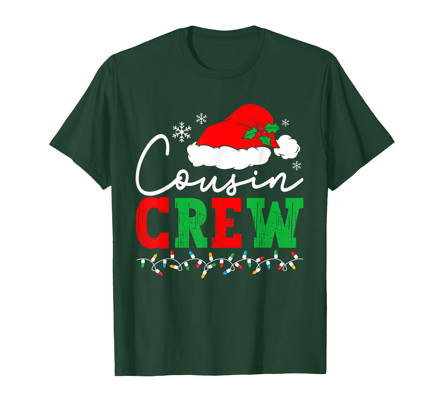 Cousin Crew Christmas Shirts Matching Pajamas for Kids Adult T-Shirt