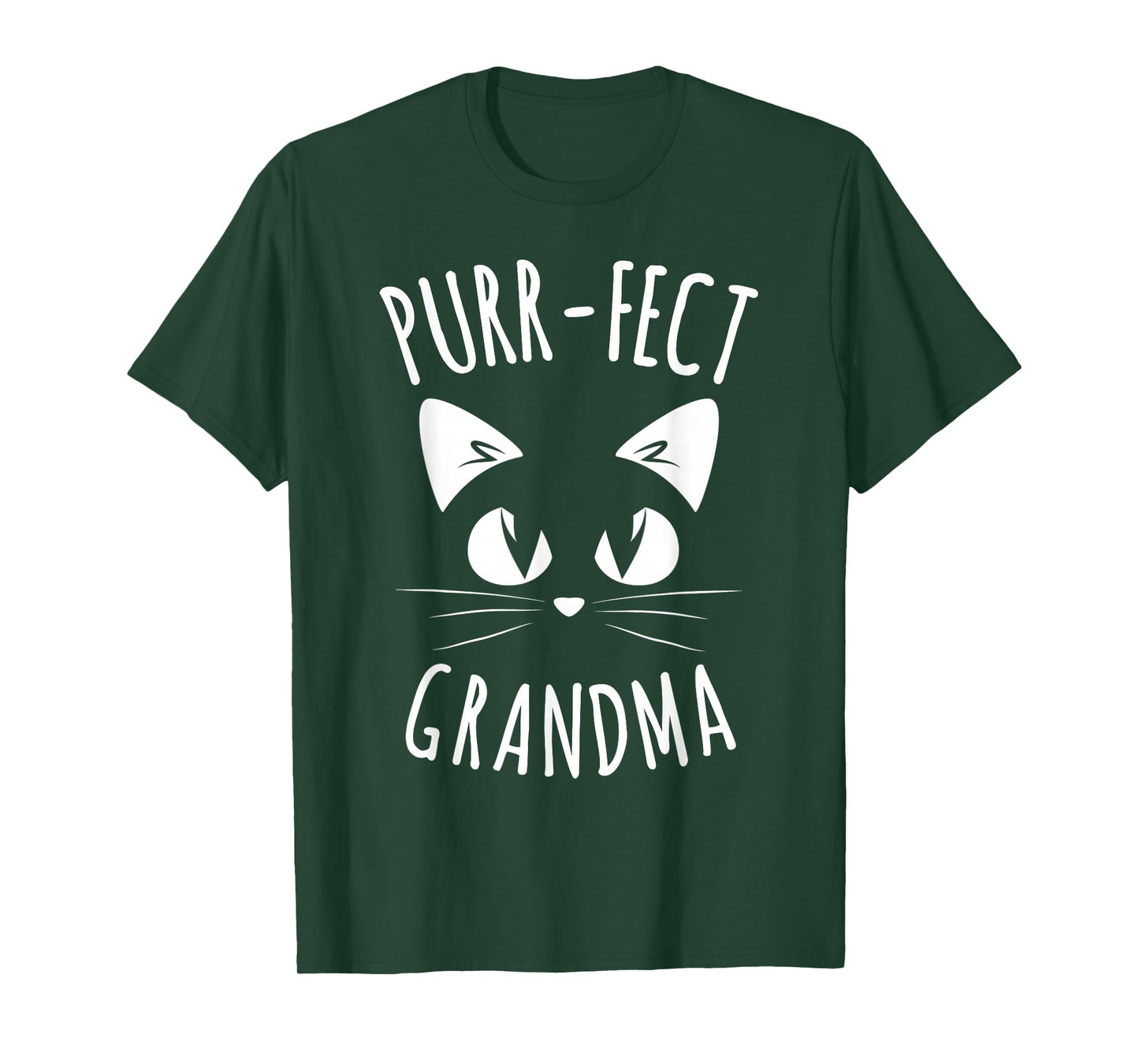 PURR-FECT Grandma Fur Mom Cute Cat Lover Animal Gift T-Shirt