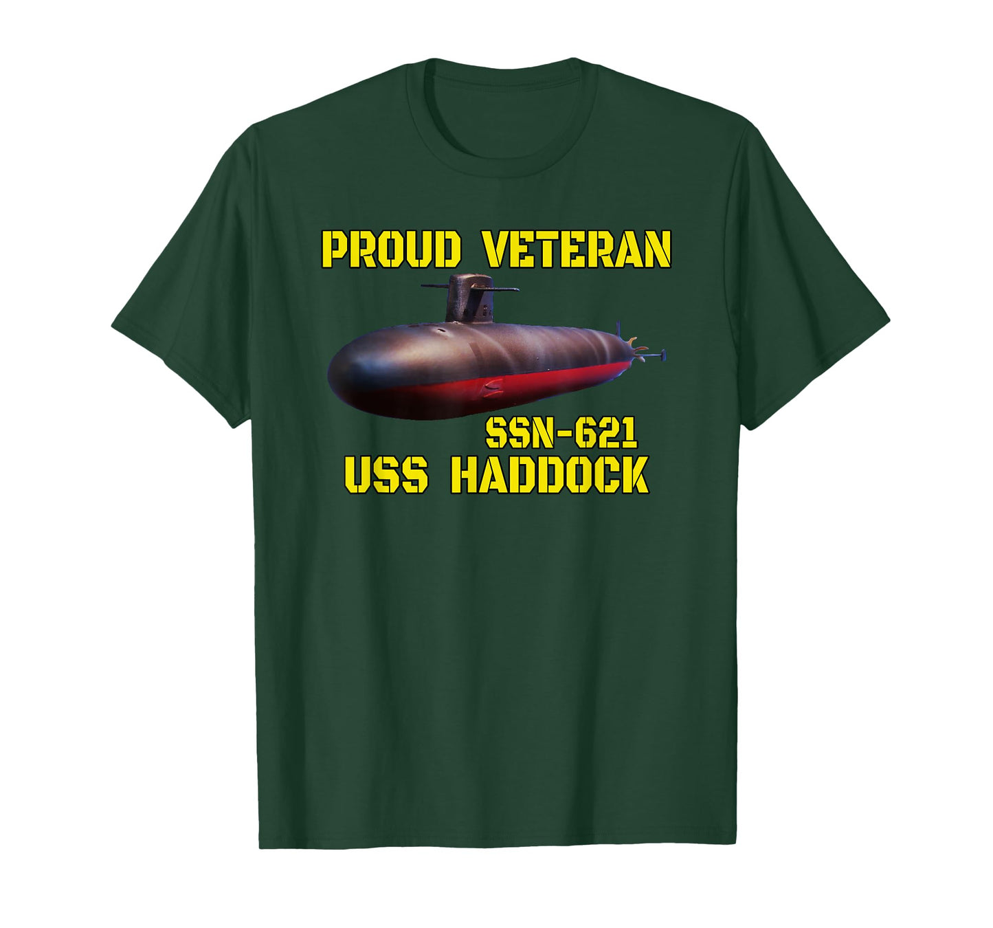 USS Haddock SSN-621 Submarine Veterans Day Father Grandpa T-Shirt