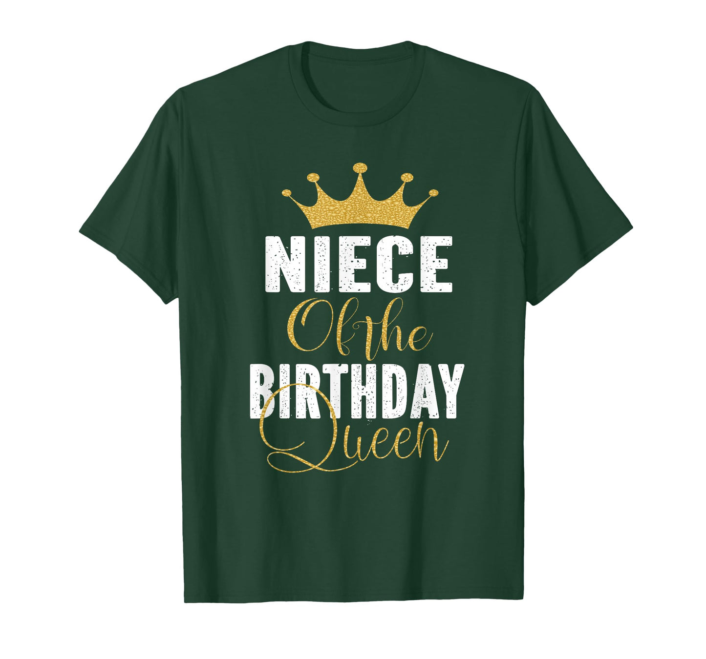 Niece Of The Birthday Queen Women Bday Party Gift For Her T-Shirt
