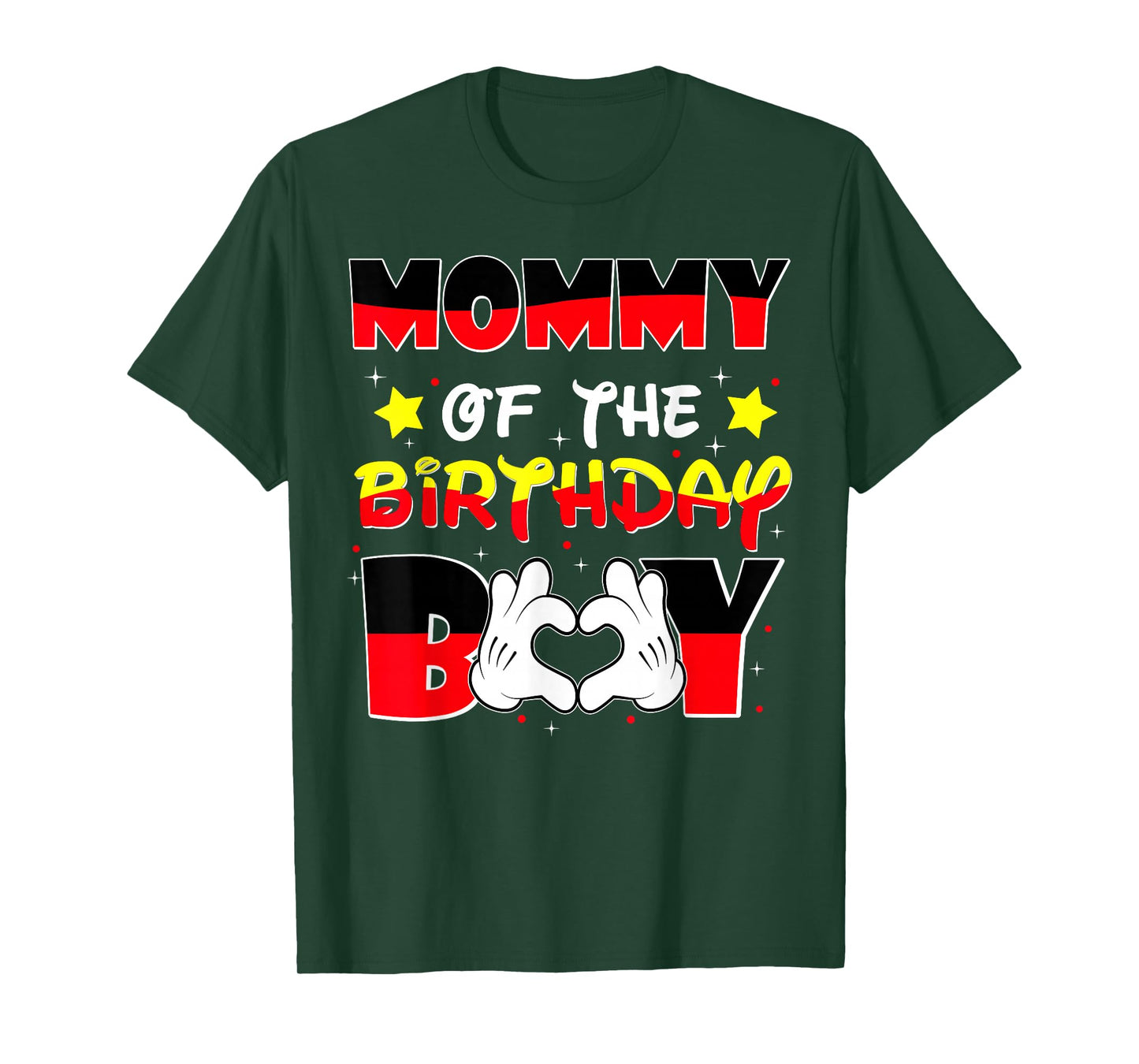 Mommy of The Birthday Boy Shirt Matching Mom Son Family Bday T-Shirt