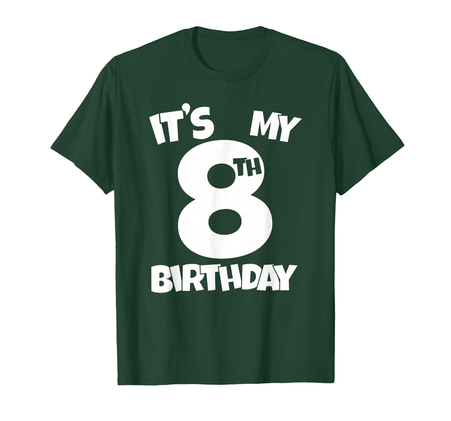 It's My 8th Birthday 8 Years Old Happy Eight B-day Celebrant T-Shirt
